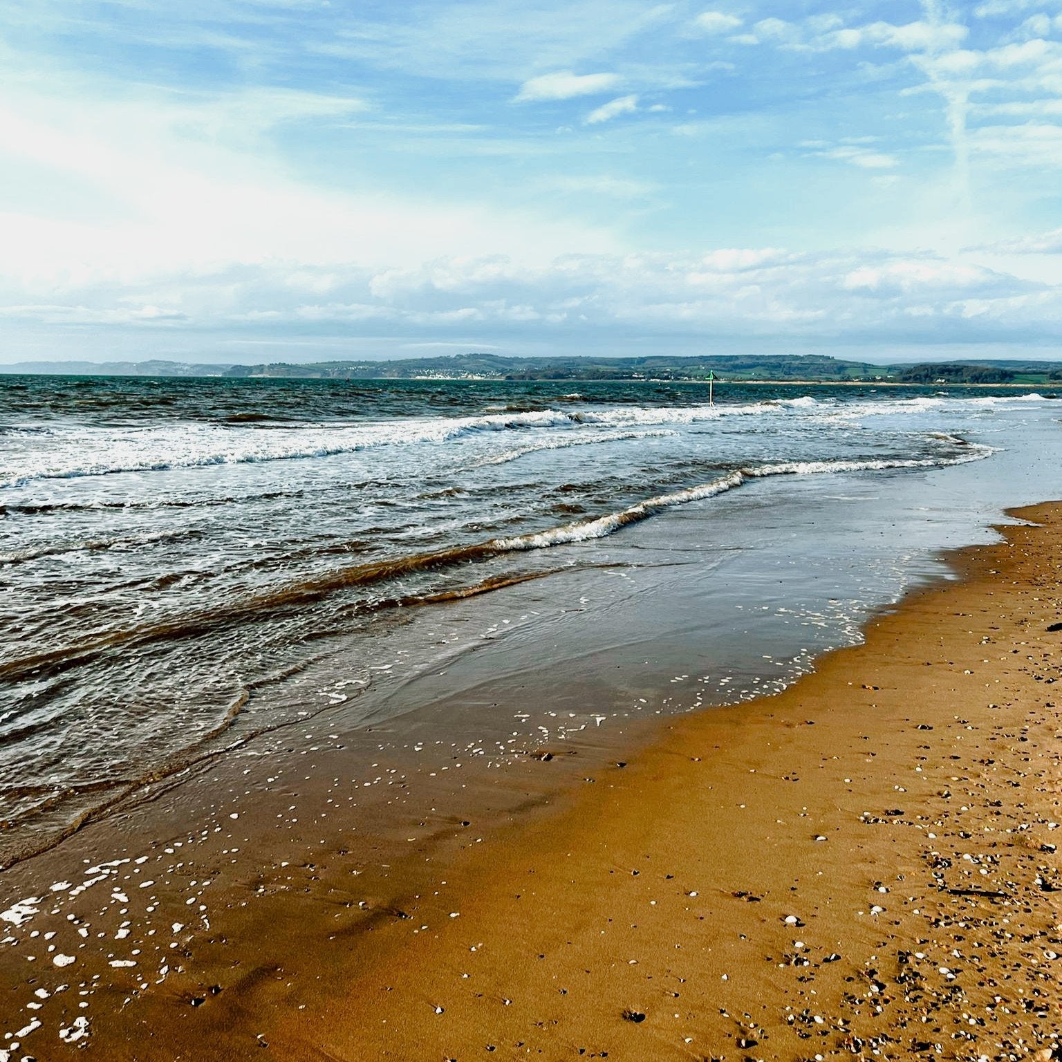 Exmouth beach, Devon.